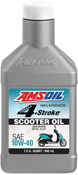 AMSOIL® Formula 4-Stroke Scooter Oil Bottle