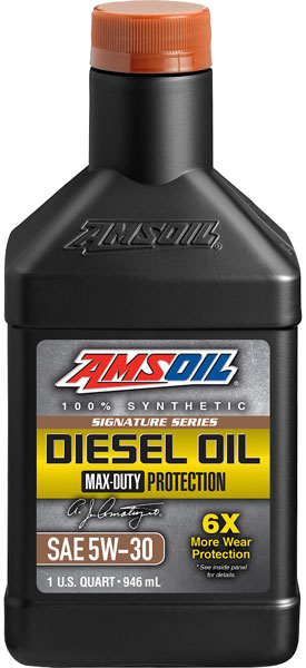 AMSOIL® 5W-30 Signature Diesel Oil Bottle