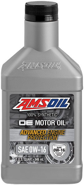 AMSOIL® 0W-16 Signature Series Oil Bottle